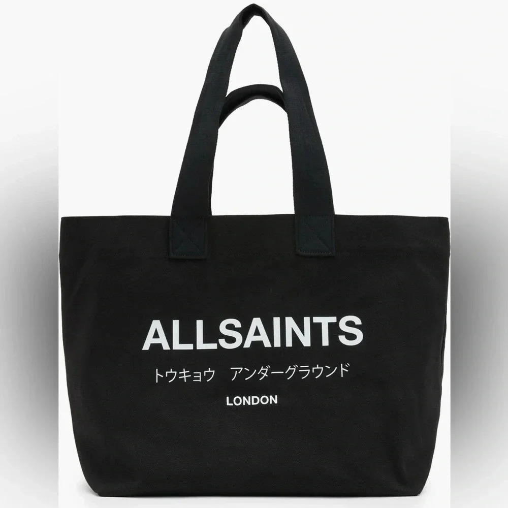 New All Saints Large Tote Bag Auth - Picture 2 of 7
